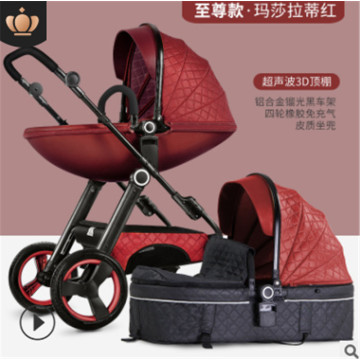 2 In 1 Baby Stroller Can Sit Reclining Lightweight Folding Children High Landscape Baby Carriage Baby BB Trolley