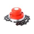 Newest Universal Trimmer Head Coil 65Mn Chain Brushcutter with Thickening Garden Grass Parts Strimmer for Lawn Mower Replacement