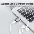 Vention USB to USB-c Sound Card USB C Adapter Audio Interface for Computer Type-C Earphone Cable PS4 Laptop Sound Card Adapter