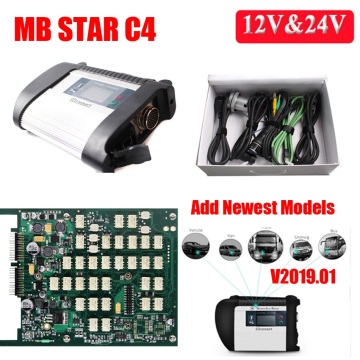 2020.12 Super C4 MB Star C4 Multiplexer MB SD Connect Compact 4 Diagnostic Tools wifi C4 Main Unit &Software HDD Pro Diagnosis