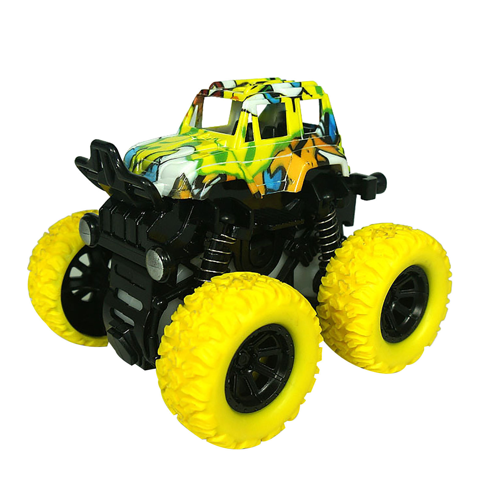 Kids Toys Inertia SUV Friction Power Truck Dynamic 360 Degrees Stunt Car 4WD Model Anti-skid Off-road Vehicle Boys Gift 2020