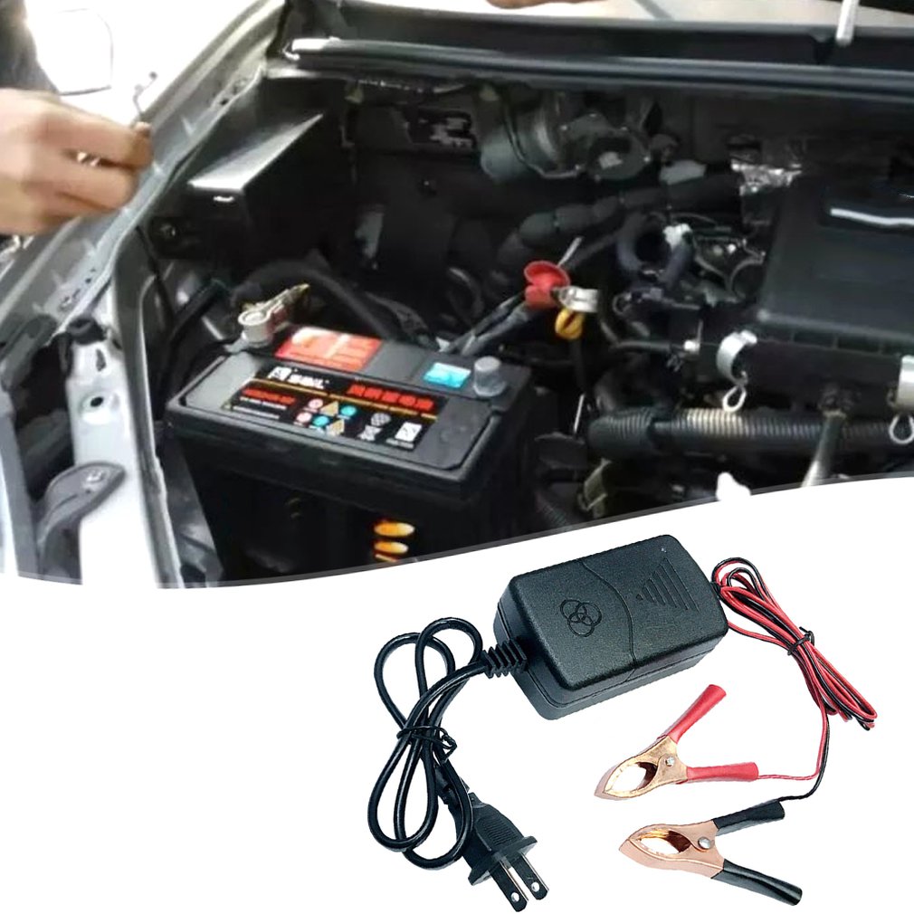 European Standard Battery Charger Car Truck Motorcycle 12v Smart Compact Battery Charger Tender Maintainer New