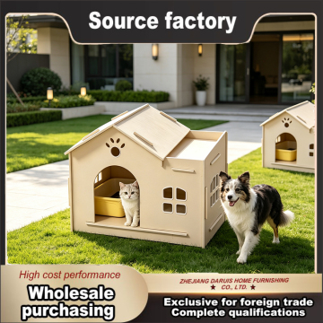 Weatherproof SPC Aluminum Pet Hut