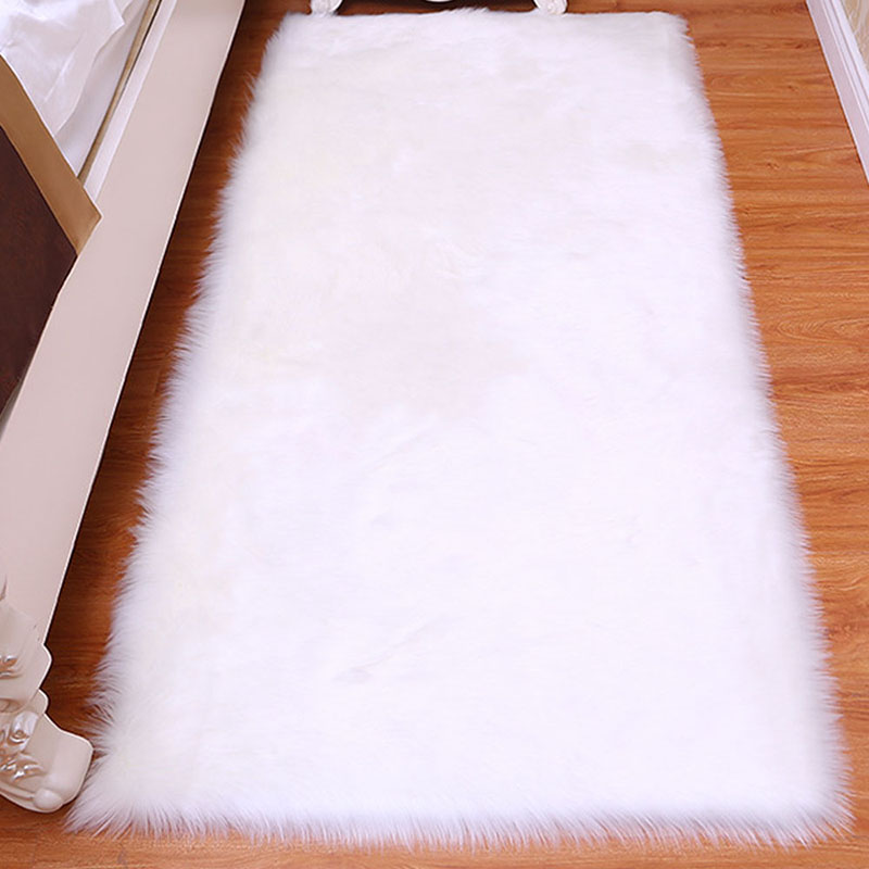 Shaggy Carpet For Living Room Home Warm Plush Floor Rugs fluffy Mats Kids Room Faux Fur Area Rug Living Room Mats Silky Rugs Mat