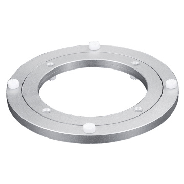 6 Sizes Round Shape Turntable Plate Table Smooth Swivel Plate Rotating Table Aluminium Alloy Rotating Bearing Lazy Susan Plate