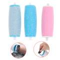 4Pcs 3color Dull Polish Foot Care Tool Heads Hard Skin Remover Refills Replacement Rollers For File Feet Care Tool