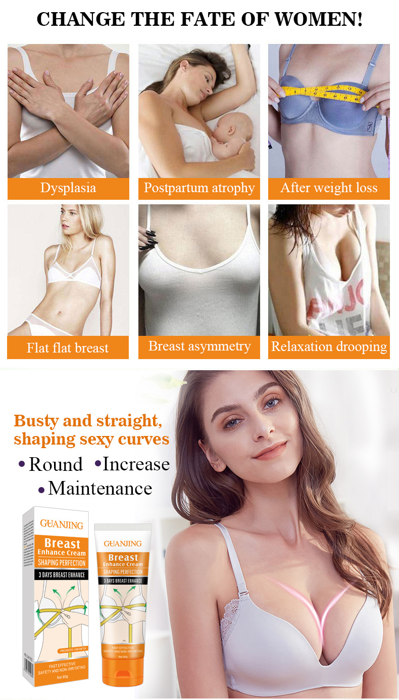 80g New 2020 Women Breast Bust Enhancement Enlargement Smooth Skin Firming Massager Body Cream