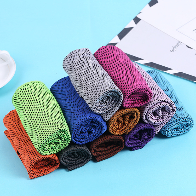 Colors Men And Women Gym Club Yoga Sports Cold Washcloth Running Football Basketball Cooling Ice Beach Towel Lovers Gift Toallas
