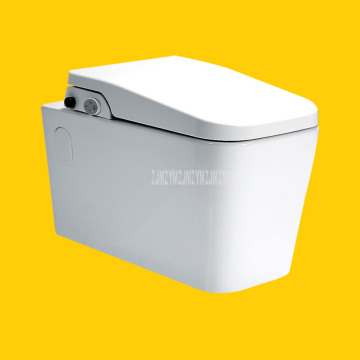 Square Intelligent Wall Mounted Flush Toilet 3 Cleaning Mode Temperature Sensing Seat Water Filter Ceramic Toilet 220V 1500W