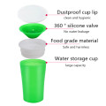 1PC 360 Baby Cups Can Be Rotated Magic Cup Baby Learning Drinking Cup LeakProof Child Water Cup Bottle 260ML Copos