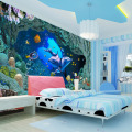 Custom 3D Photo Wallpaper Underwater World Children's Bedroom Living Room Sofa TV Background Wall Covering Mural Wallpaper Roll