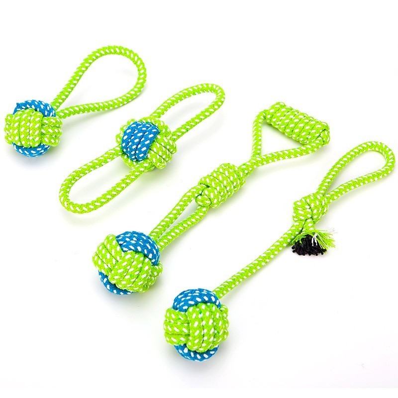 Benepaw Eco-friendly Cotton Dog Rope Toys Durable Small Medium Big Pet Dog Chew Toys Interactive Teeth Cleaning Puppy Play