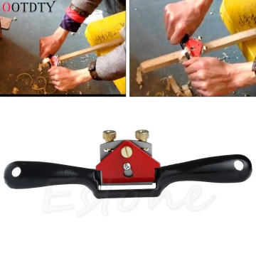 OOTDTY Metal Woodworking tool Blade Spoke Shave Manual Planer Plane Deburring Hand Tools Woodworking Tools