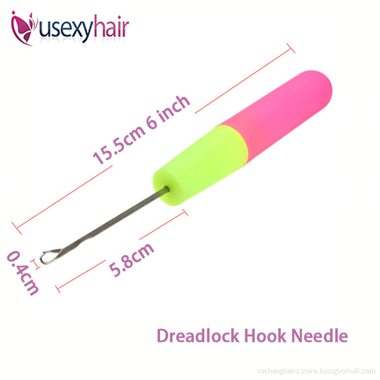 Hair extension Tool Crochet Hooks Weave Knitting Knit Braid Needle Craft Hair Lock Hair Braid Needle Sewing accessories