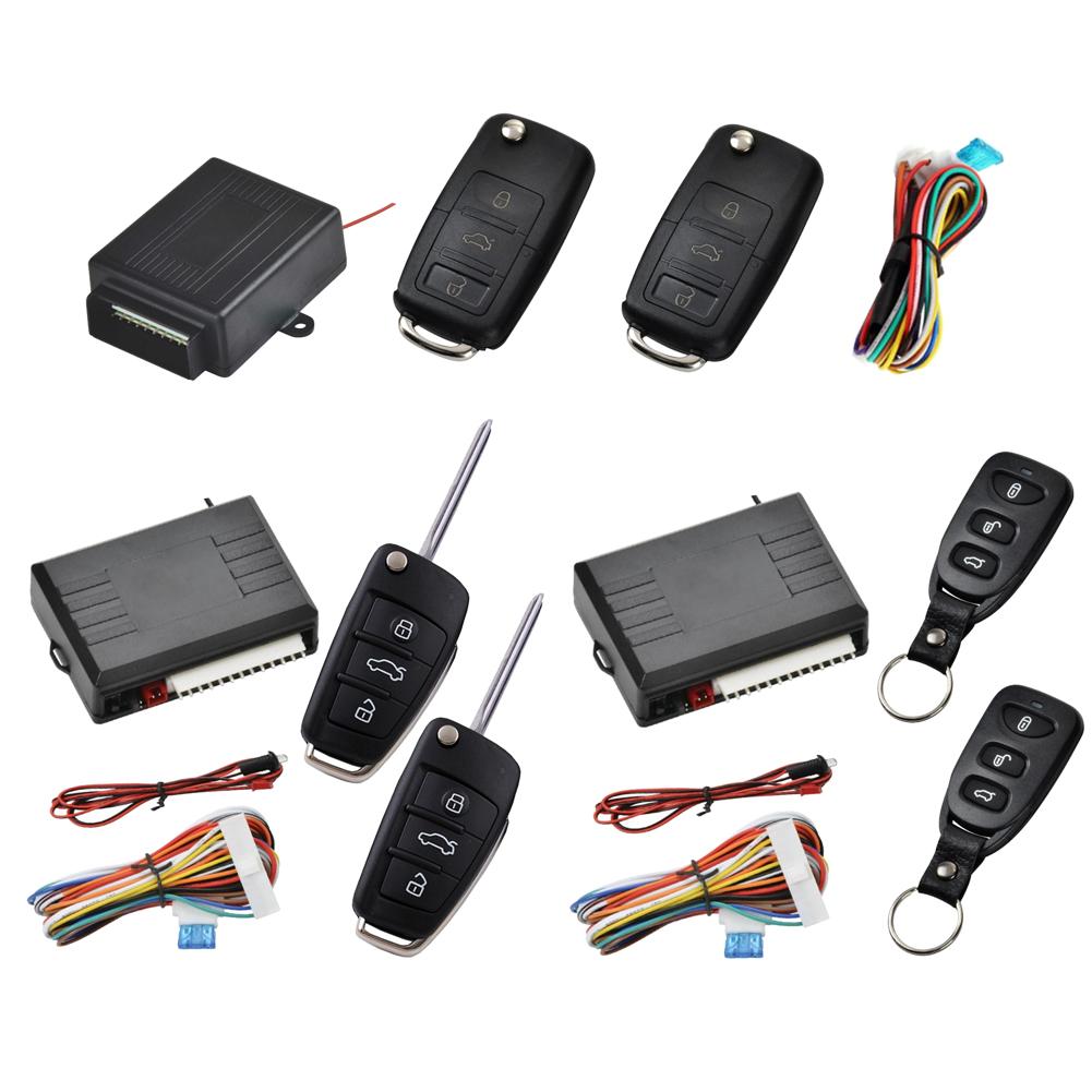 1Set 12V Universal Car Alarm System Automatic Central Kit Door Lock Vehicle Remote Control System