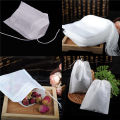 HOT 100Pcs/Lot Teabags Empty Tea Bags With String Heal Seal Filter Paper for Herb Loose Tea Supplies 5.5 x 7CM