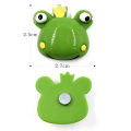 6pcs Cartoon Green Frogs Fridge magnet cartoon animal whiteboard Resin Refrigerator Magnets child Home DIY Decoration Acessories