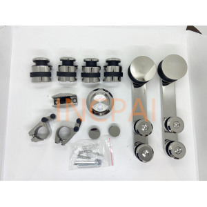 sliding door rollars zinc alloy barn door hardware