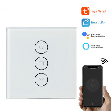 WiFi Smart Timer Wall Touch Curtain Switch Controller Shutter Smart Electric TUYA For Google Motor Life Home Alexa