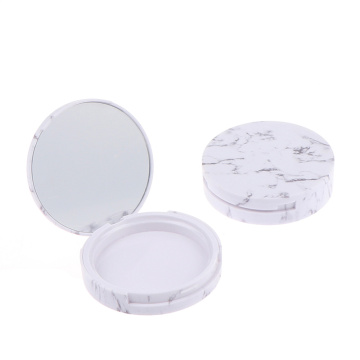 1pcs 3D False Eyelash Packaging Box Eyelashes Lash Case Empty Eyelashes Packaging Circle Box With Mirror Extension