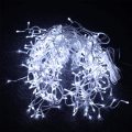 Christmas Outdoor Street Garland 8/12/20M Waterproof Connecter Icicle Lights Decors for Yard Eaves Roof Corridor Porch Gazebo