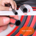 P Z D Type Automotive Door weatherstripping Door Rubber Seal Strip Car Sound Insulation 8 Meters Rubber Sealing For Car seal