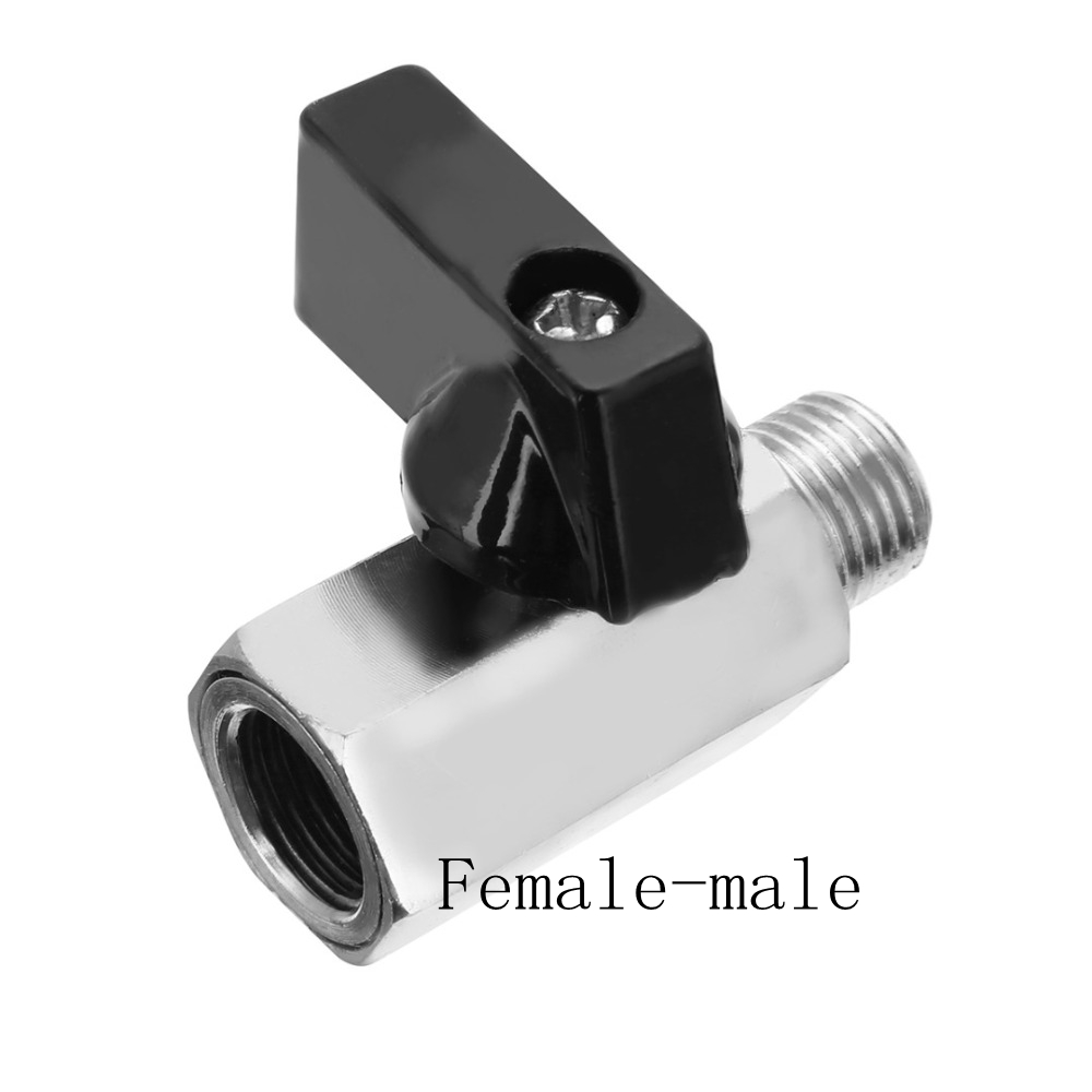 Brass Mini Ball Valve 1/8 Inch BSP Male to Female Air Compressor Control mayitr For Air Oil Water