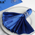 45X45CM Satin Napkin Wedding Table Cloth Napkins For Banquet Event Decoration