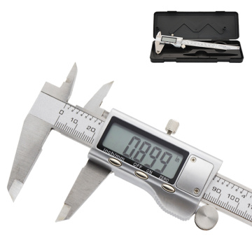 0-150mm Metal Stainless Steel Electronic Digital Vernier Caliper 6-Inch LCD Micrometer Measuring Gauge Tools by WanHenDa