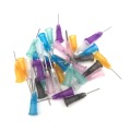 35pcs Dispensing Tips Liquid Dispenser Syringe Needles Tips 16GA,18GA,21GA,22GA,23GA,24GA,25GA Gauge for Tips Glue Dispensing