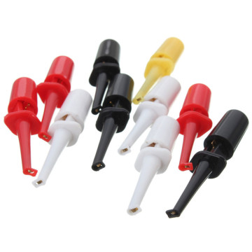 10Pcs Multimeter Lead Wire Connectors Kit Test Probe Hook Clip Grabbers Cable Welding Connector For DIY