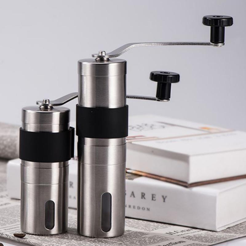 Easy Clean Kitchen Eco Friendly Home Portable Hand Crank Coffee Grinder Large Capacity Adjustable Stainless Steel Manual Cocina