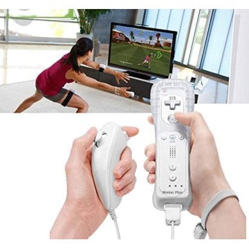 For Nintend Wii Motion Plus Wireless GamePad Remote Controller with Nunchuck Controle Joystick For Nintend Wii Games Accessories