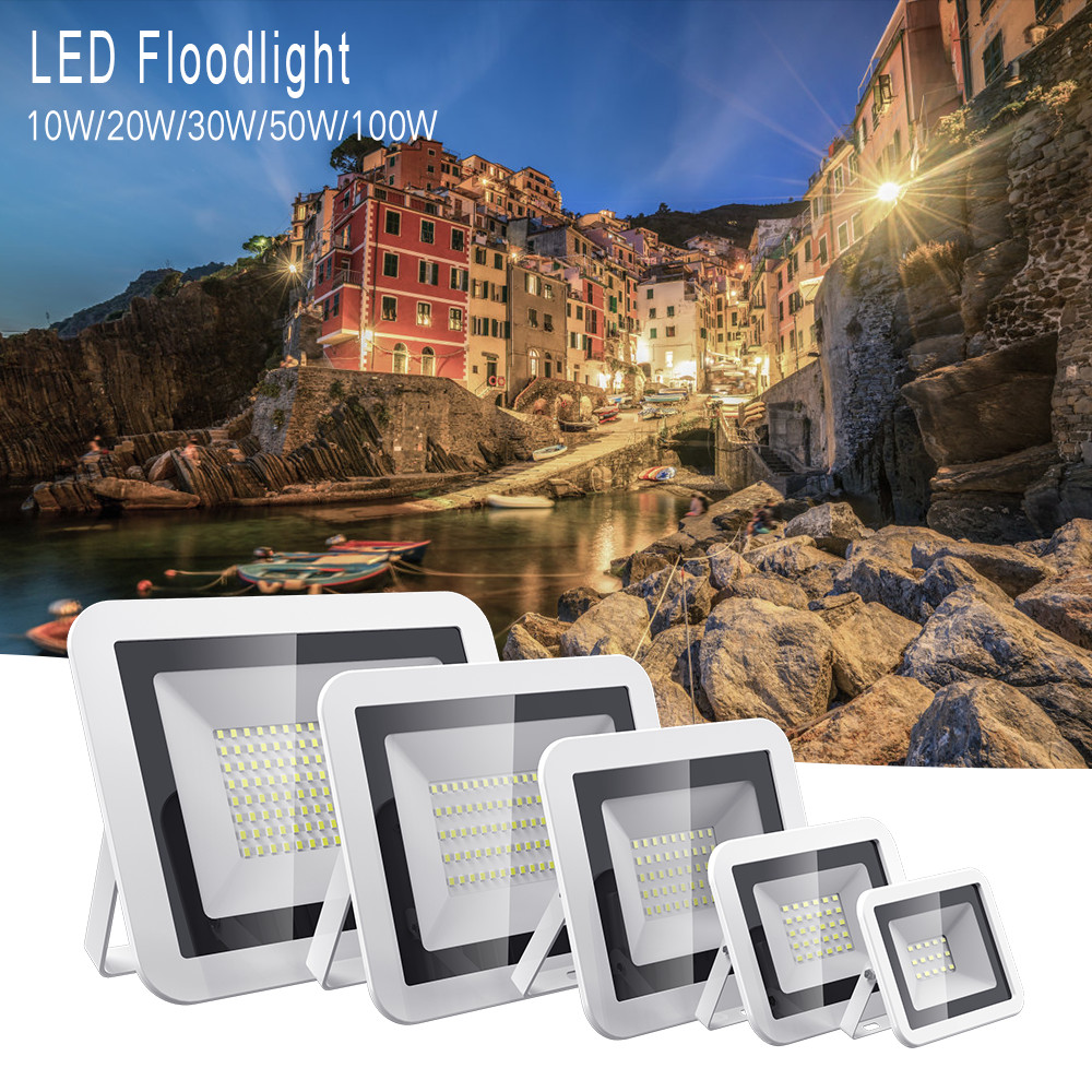 Hot Sell 220V 10W 20W Waterproof IP66 LED Flood Light Floodlight Landscape Outdoor Flood Light Lighting Lamp Square Garden Spot