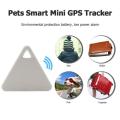 Pet Smart Mini GPS Tracker Pet Locator Anti-lost Waterproof Bluetooth Tracker Triangular Kids og Cat Tracker Multiple colors