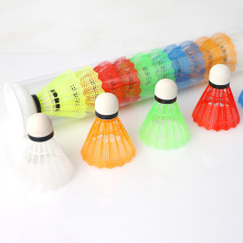 12pcs Colorful Badminton Balls Portable Badminton Shuttlecocks Products Sport Training Train Outdoor Supplies Training Balls