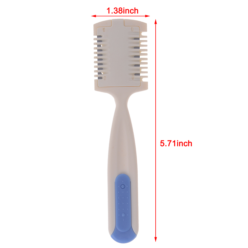 Durable Hair Cutting Trimmer Razor Blade Comb For Thinning Bangs Long Beauty Hair Cut Accessories Home Hairdresser Makeup Tools