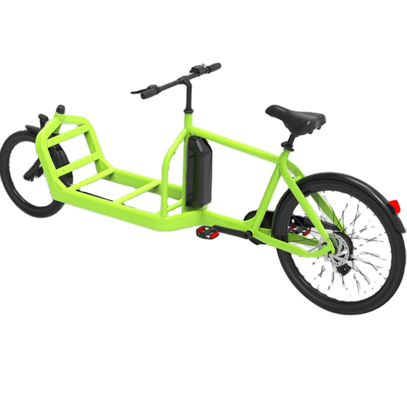 Bafang Motor Electric Tricycles Delivery Children Two Wheels Cargo Bikes