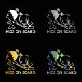Customize Stickers Decals Kids Baby On Board Stickers Car Bumper Sticker Car Styling Decora Car Door Body Window Vinyl Stickers