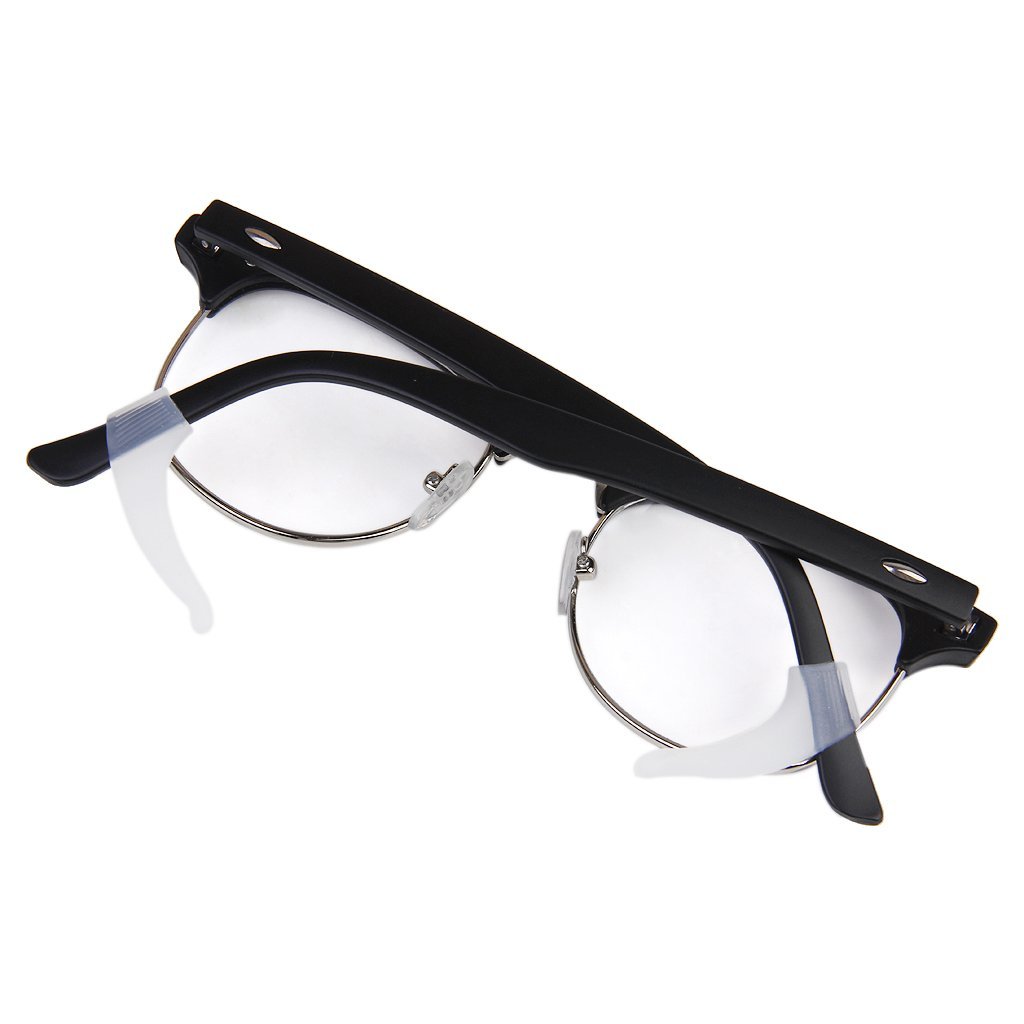 MUMIAN 1 Pair Eyeglasses/Sunglasses/Spectacles Eyewear Ear Hook Lock Tip Holder (White)