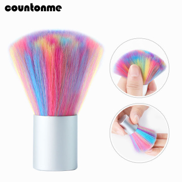 1Pcs Nail Brush Cleaning Acrylic UV Gel Powder Dust Clean Remover Colorful Soft Brush Manicure Nail Care Tools