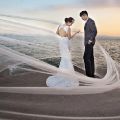 3M/5M Single Layer Women White Trailing Long Wedding Veil Minimalist Simple Luxury Cathedral Bridal Veil Marriage Accessories