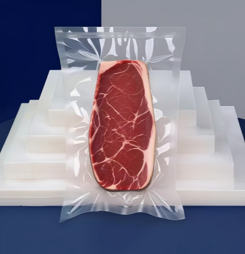 Transparent Three-side Seal Vacuum Pouch for Frozen Raw Meat1