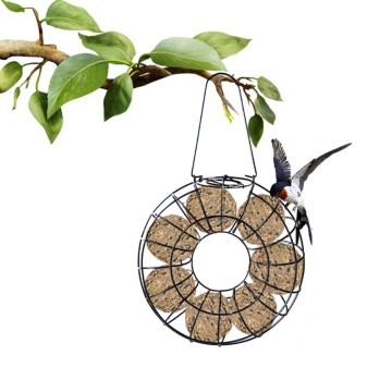 Hanging Bird Feeder Garden Wild Bird Feeder Food Contain Foraging Toys Yard Outside Decor