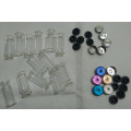 500pcs/lot 10ml Vials With Rubber Stopper Flip Off Caps Or Al Caps Glass Bottles