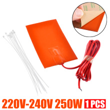 TREYUES 1PC Car Truck Start Engine Pre Heater Oil Pan Tank Pad Heater 220V 250W Block Hydraulic Tank Heating Plate