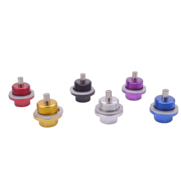 M16*1.5 Magnetic Oil Sump Nut Drain Oil Plug Screw Oil Drain Oil Plug Nut Racing Bolts Car Accessories 1Pc