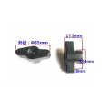 5pcs m4 m5 m6 m8 hand adjusting nut /Bakelite T Type Plastic Head Handle Thumb nuts Wood Plum Bolt