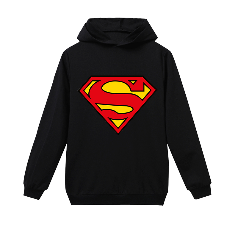 2020 New Batman Superman Chidren Clothing Long Sleeve Hoodies Baby Boys Clothes Sweatshirts Girls Tops Kids Cartoon Tee