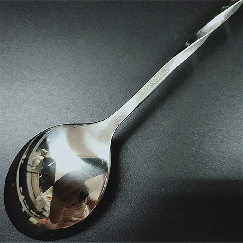 29cm Stainless Steel Cocktail Bar Spoon Spiral Pattern Bar Teadrop Spoon Stir Spoon Bar Tool Bartender Tools